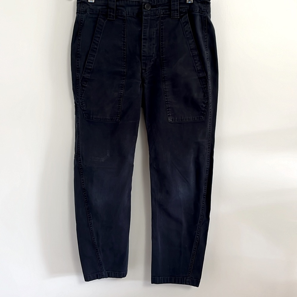 Vince Navy Military Cropped Pants - Picture 2 of 8
